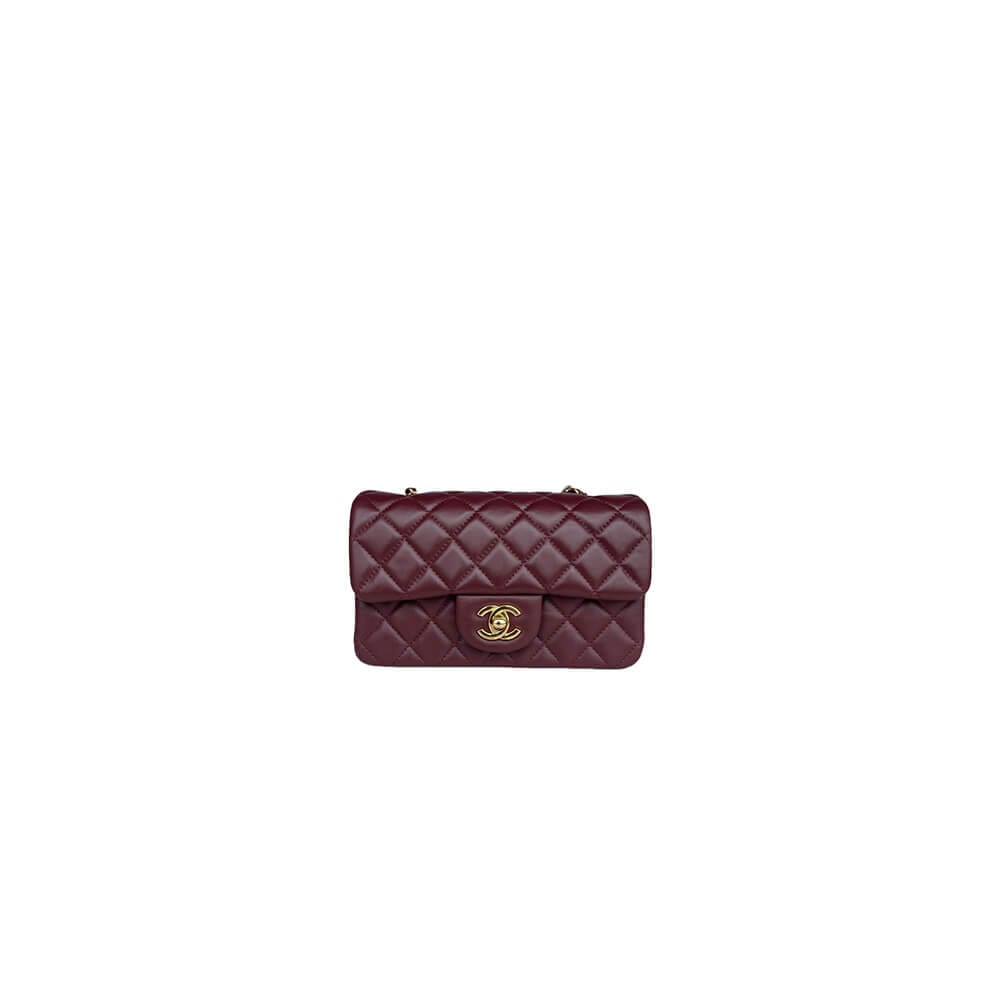 Chanel Mini Flap Bag(high-end grade) Red