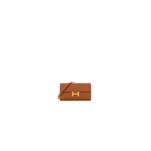 Hermes Constance wallet Khaki