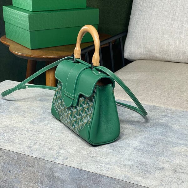 Goyard Saïgon Souple Mini Bag Green - Image 3