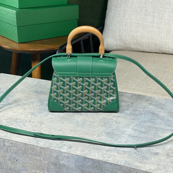 Goyard Saïgon Souple Mini Bag Green - Image 4