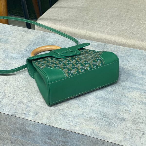 Goyard Saïgon Souple Mini Bag Green - Image 5