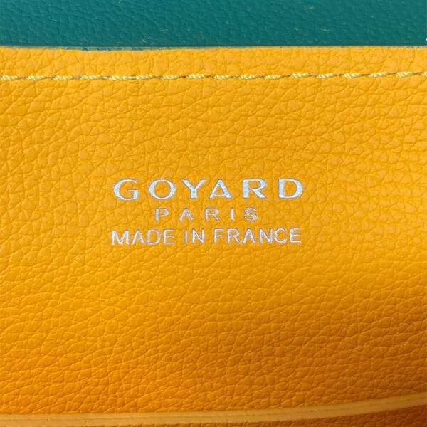 Goyard Saïgon Souple Mini Bag Green - Image 7