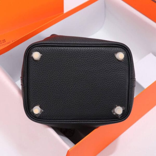 Hermes Picotin Lock 22 bag black - Image 5
