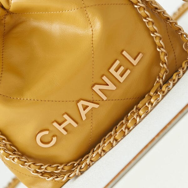 CHANEL 22 MINI HANDBAG Lake Blue - Image 7