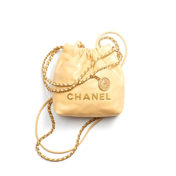 CHANEL 22 MINI HANDBAG Lake Blue