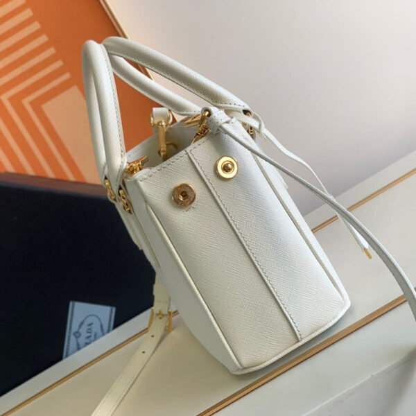 Prada Galleria Saffiano leather mini-bag Beige - Image 3