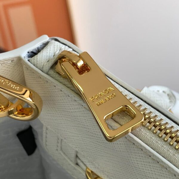 Prada Galleria Saffiano leather mini-bag Beige - Image 6