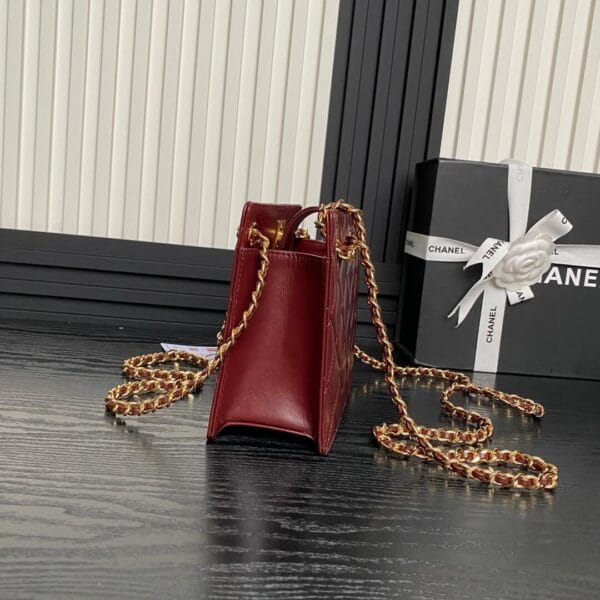 Chanel Small Shopping Bag Pink - Image 3