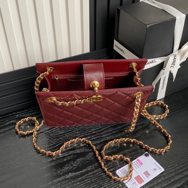 Chanel Small Shopping Bag Pink - Image 8
