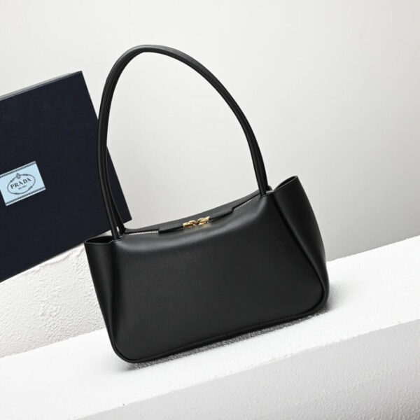 Prada Medium leather handbag black - Image 4