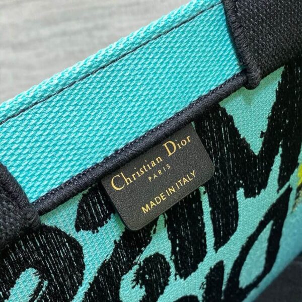 Small Dior Book Tote Yellow - Image 7