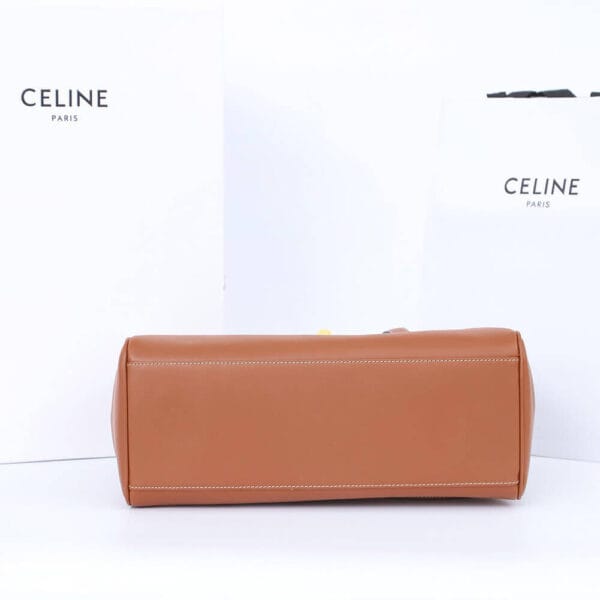 CELINE Medium Soft 16 Bag in Smooth Calfskin(High-end Grade) Khaki - Image 5