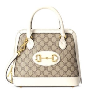 Gucci Horsebit 1955 Small Top Handle Bag Beige