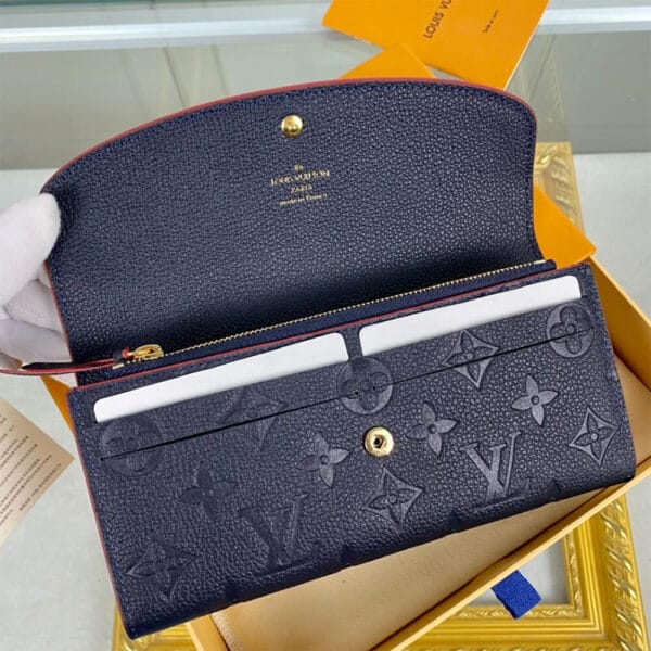 Louis Vuitton Emilie Wallet black - Image 6