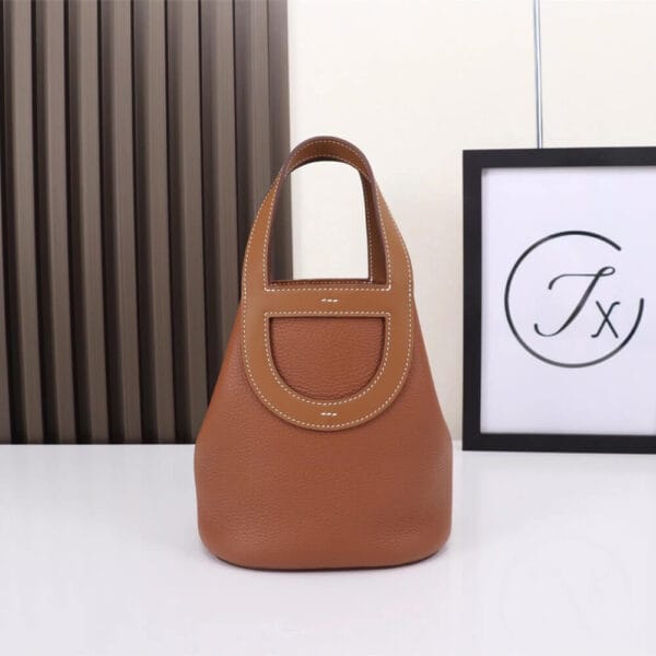 Hermes loop bag Khaki - Image 2