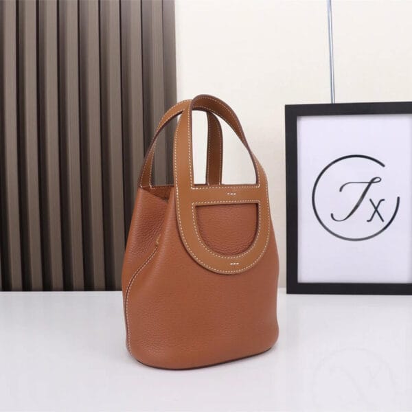 Hermes loop bag Khaki - Image 3