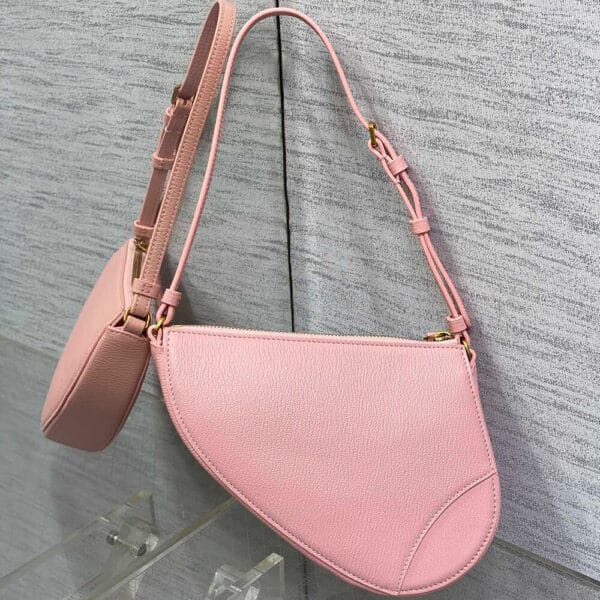 Dior Saddle Rodeo Pouch White - Image 4