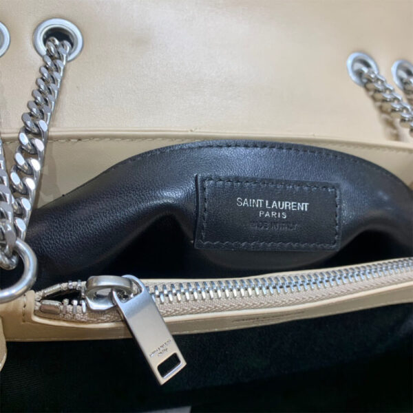 YSL LOULOU SMALL CHAIN BAG Beige - Image 8