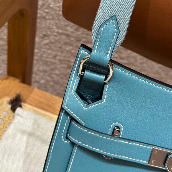 Hermes Jypsiere Mini Lake Blue - Image 7