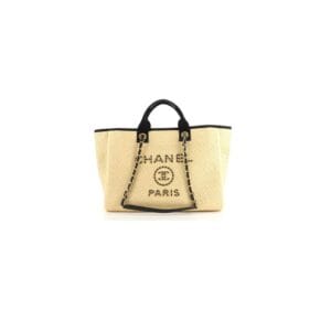 CHANEL MEDIUM DEAUVILLE TOTE Lake Blue