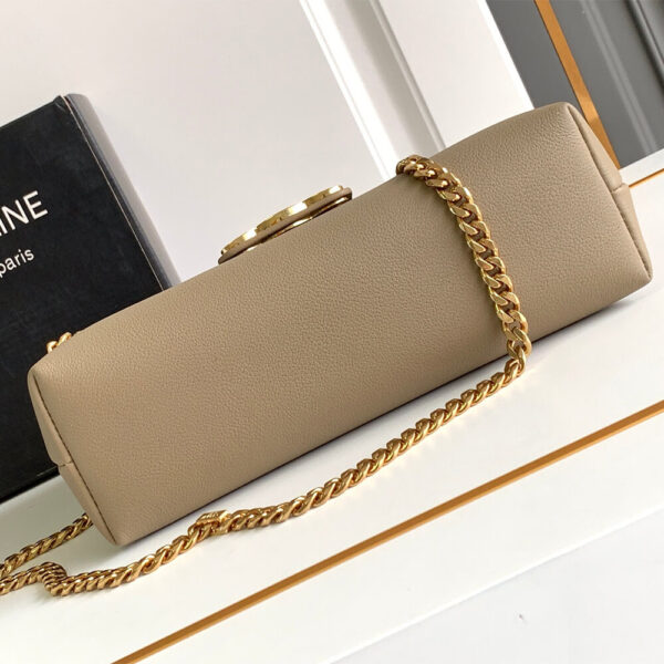 Medium CELINE VICTOIRE bag in soft calfskin(high-end grade) Lake Blue - Image 5