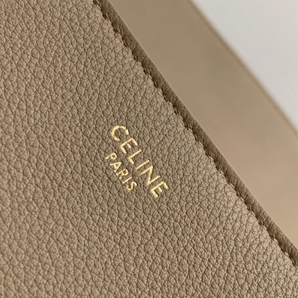 Medium CELINE VICTOIRE bag in soft calfskin(high-end grade) Lake Blue - Image 7