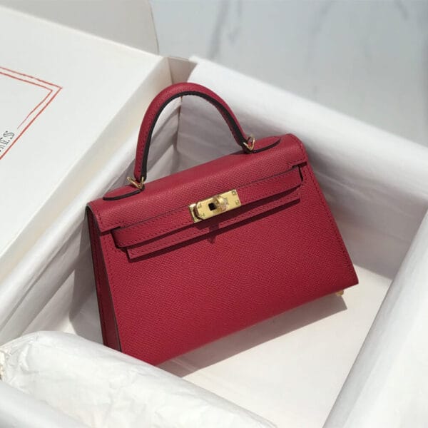 Hermes Mini Kelly II(High-end Grade) Red - Image 2