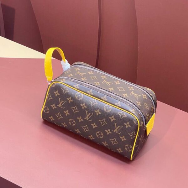 LV Dopp Kit dark brown - Image 2