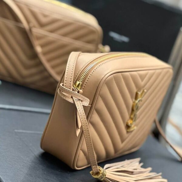 YSL LOU CAMERA BAG IN QUILTED LEATHER Lake Blue - Image 3