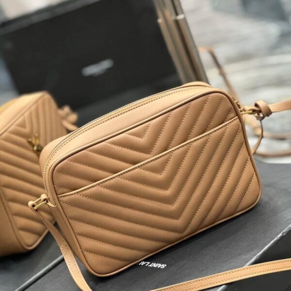 YSL LOU CAMERA BAG IN QUILTED LEATHER Lake Blue - Image 4