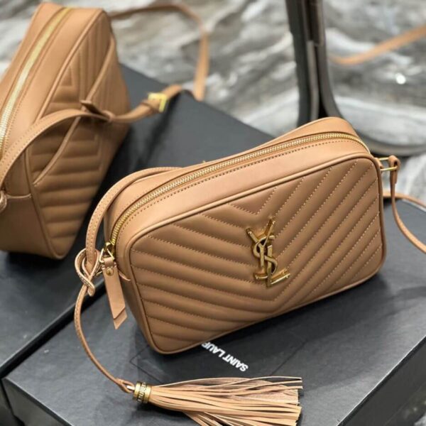 YSL LOU CAMERA BAG IN QUILTED LEATHER Lake Blue - Image 5