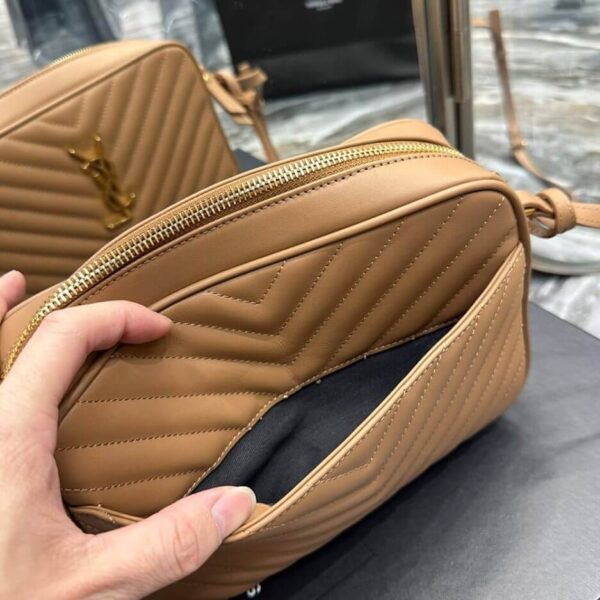 YSL LOU CAMERA BAG IN QUILTED LEATHER Lake Blue - Image 7