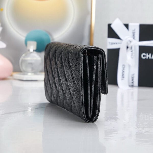 Chanel classic long wallet black - Image 3