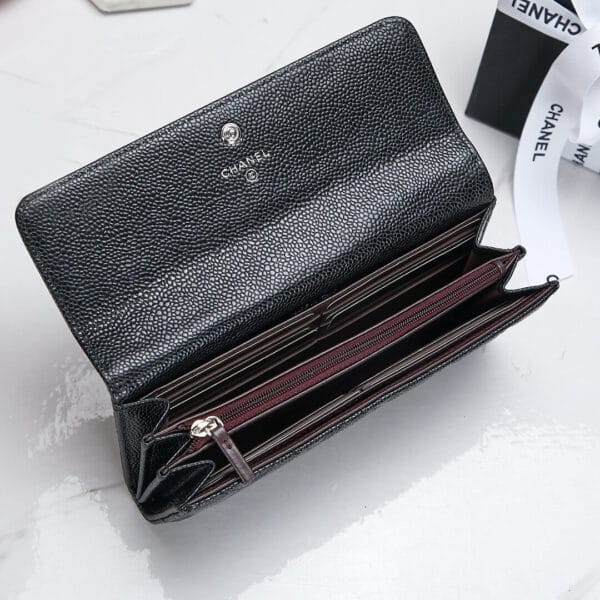 Chanel classic long wallet black - Image 8