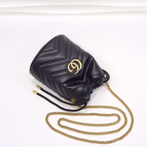 GG MARMONT mini bucket bag black - Image 5