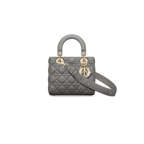Small Lady Dior My ABCDior Bag Medium grey