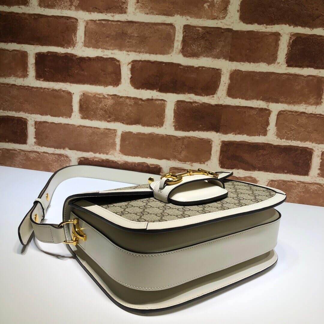 Gucci Horsebit 1955 Shoulder Bag Beige - Image 3