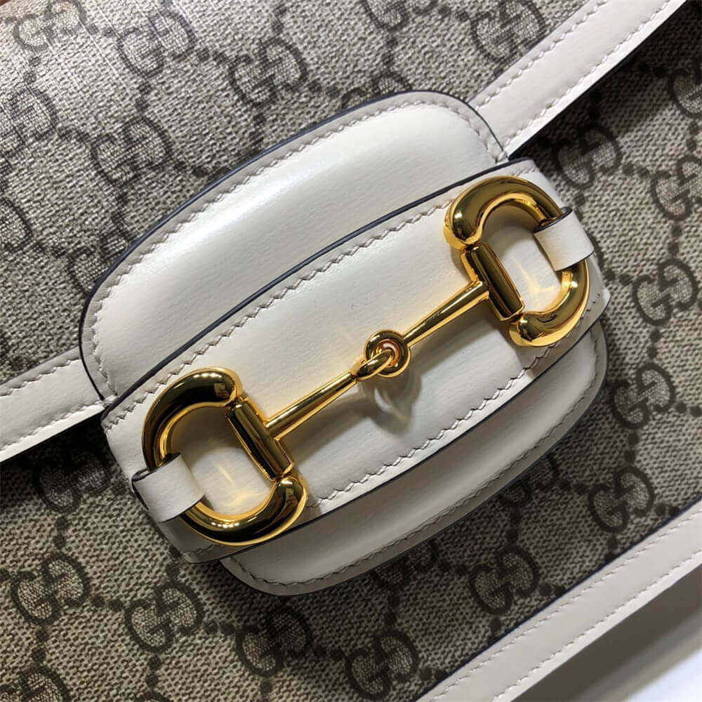 Gucci Horsebit 1955 Shoulder Bag Beige - Image 6