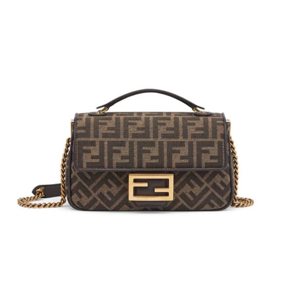 Fendi Baguette Chain Midi black